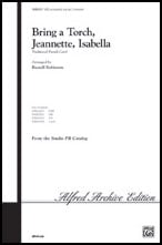 Bring a Torch Jeannette Isabella SATB choral sheet music cover